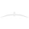 Ekena Millwork Archdale Architectural Grade PVC Gable Bracket, 108"W x 22 1/2"H x 4"D x 6"F, 5/12 Pitch GBP108X23X0406ARC00 - alternate 4